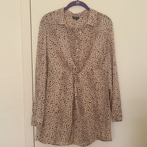 cute cheetah print torrid top sheer